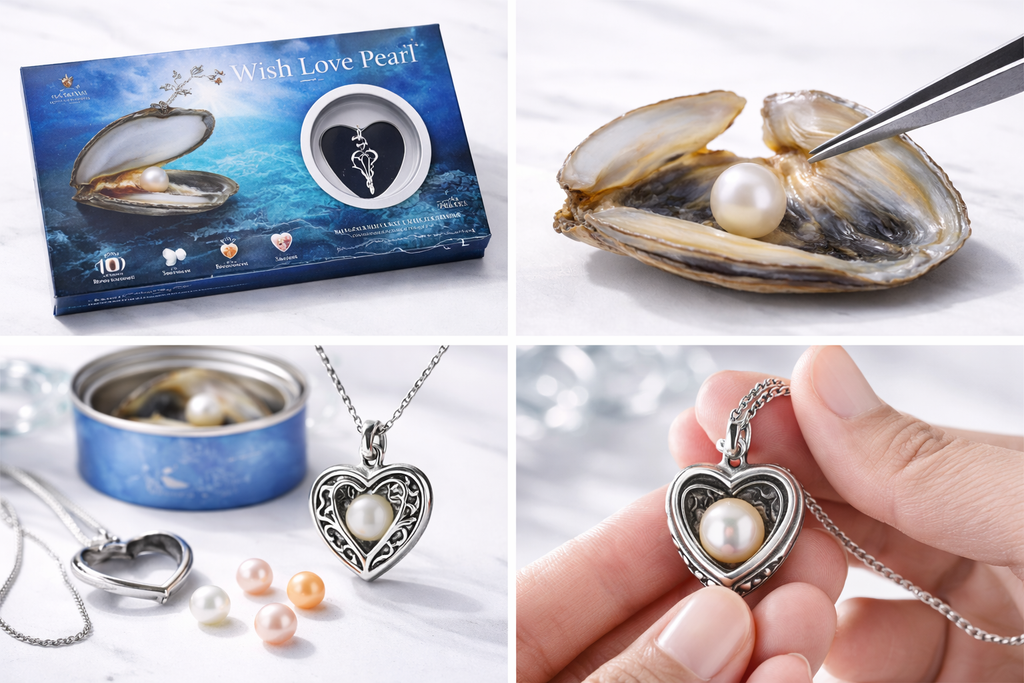 Luna Pearl Heart Pendant