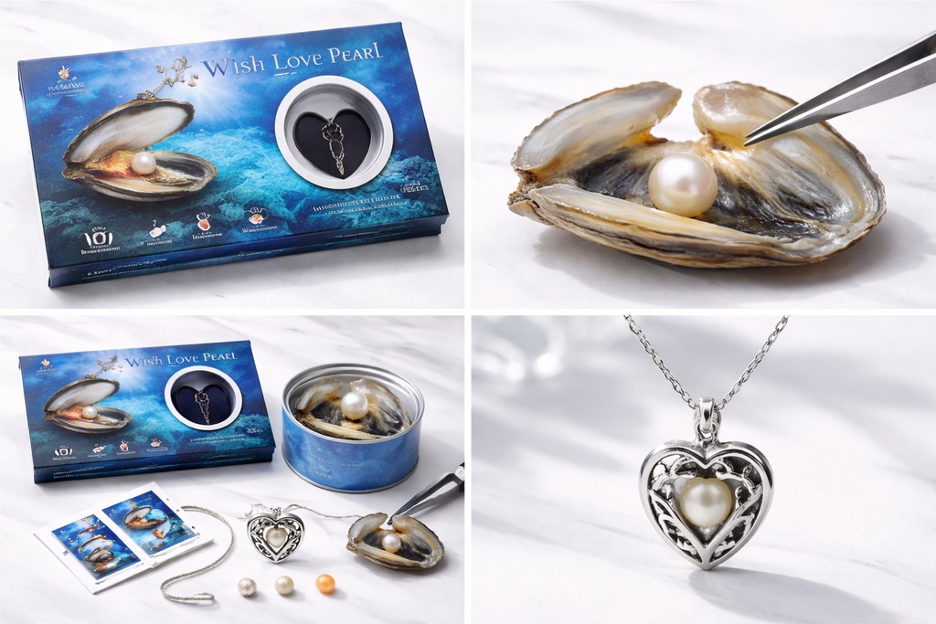 Luna Pearl Heart Pendant
