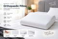 Memory Foam Solid Orthopaedic  Pillow White
